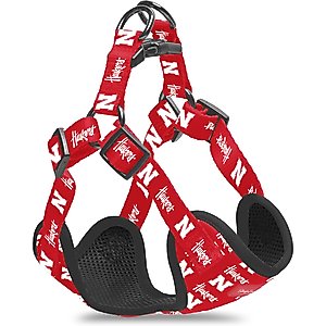 ShopInstaPets NCAA Basic Dog Harness, X-Small: 17 to 20.5-in chest, Nebraska Huskers