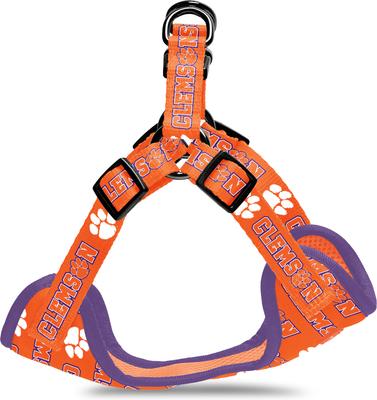 Show full view: ShopInstaPets NCAA Basic Dog Harness, X-Small: 17 to 20.5-in chest, Clemson Tigers slide 3 of 4