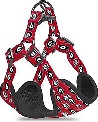 ShopInstaPets NCAA Basic Dog Harness, Large: 27 to 39-in chest, Georgia Bulldogs