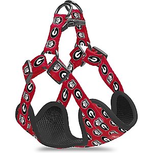 ShopInstaPets NCAA Basic Dog Harness, Small: 18 to 21-in chest, Georgia Bulldogs