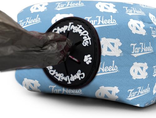 Show full view: ShopInstaPets NCAA Poop Bag Holder, North Carolina Tar Heels slide 3 of 4