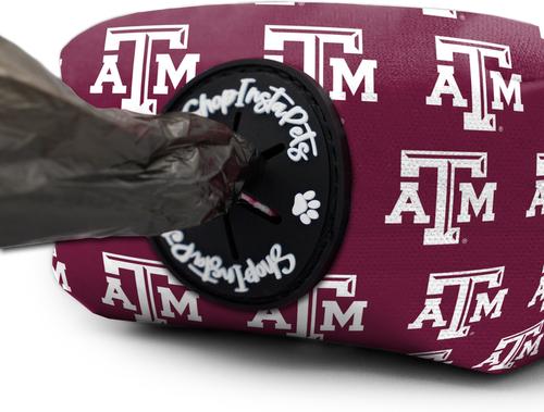 Show full view: ShopInstaPets NCAA Poop Bag Holder, Texas A&M slide 2 of 3