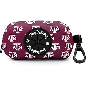 ShopInstaPets NCAA Poop Bag Holder, Texas A&M
