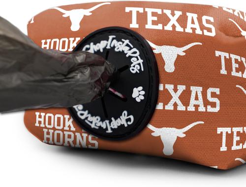 Show full view: ShopInstaPets NCAA Poop Bag Holder, Texas Longhorns slide 2 of 3