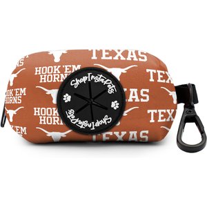 ShopInstaPets NCAA Poop Bag Holder, Texas Longhorns