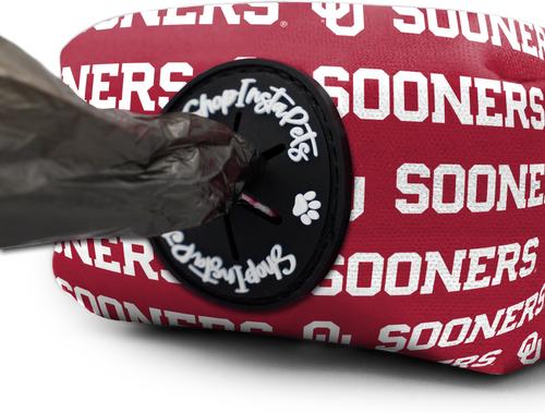 Show full view: ShopInstaPets NCAA Poop Bag Holder, Oklahoma Sooners slide 3 of 4