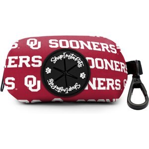 ShopInstaPets NCAA Poop Bag Holder, Oklahoma Sooners