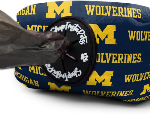 Show full view: ShopInstaPets NCAA Poop Bag Holder, Michigan Wolverines slide 3 of 4