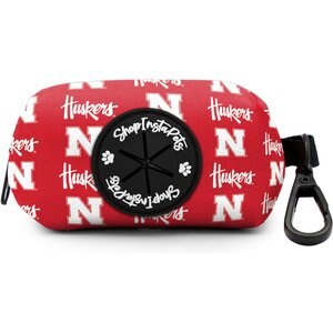 ShopInstaPets NCAA Poop Bag Holder, Nebraska Huskers