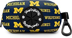 ShopInstaPets NCAA Poop Bag Holder, Michigan Wolverines
