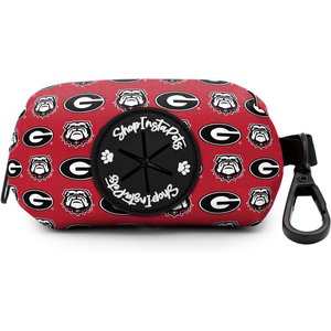 ShopInstaPets NCAA Poop Bag Holder, Georgia Bulldogs