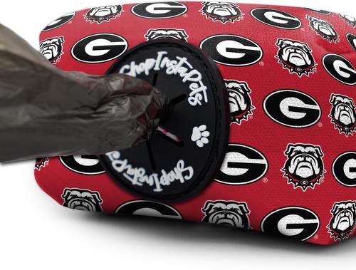 Show full view: ShopInstaPets NCAA Poop Bag Holder, Georgia Bulldogs slide 2 of 3