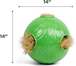 Nina Ottosson by Outward Hound Snuffle N' Treat Interactive Puzzle Ball & Treat Dispenser Dog Toy, Green slide 2 of 8