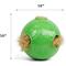 Show in main carousel: Nina Ottosson by Outward Hound Snuffle N' Treat Interactive Puzzle Ball & Treat Dispenser Dog Toy, Green slide 8 of 11