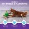 Show in main carousel: Nina Ottosson by Outward Hound Snuffle N' Treat Interactive Puzzle Ball & Treat Dispenser Dog Toy, Green slide 3 of 11