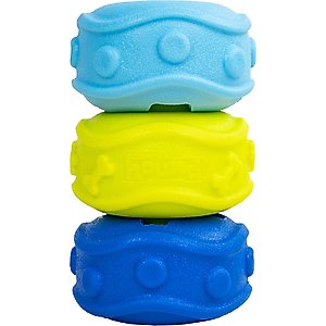 Outward Hound Treat Locking Discs Dispenser Puzzle Dog Toy, Multiple Colors