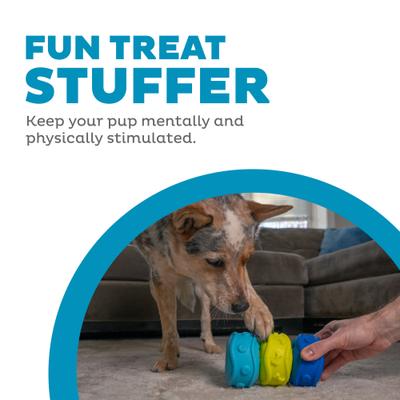 Show full view: Outward Hound Treat Locking Discs Dispenser Puzzle Dog Toy, Multiple Colors slide 2 of 8