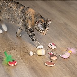 Catstages Purrsecco & Cupcakes Plush Interactive Catnip Cat Toy, Multicolor, 6 count slide 2 of 9