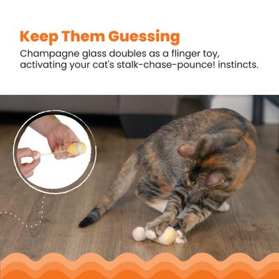 Show full view: Catstages Purrsecco & Cupcakes Plush Interactive Catnip Cat Toy, Multicolor, 6 count slide 2 of 10