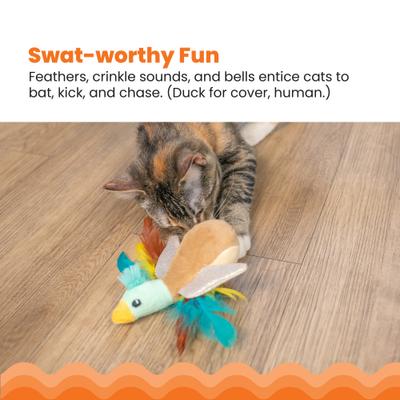 Show full view: Catstages Flapperz Duck Plush Interactive Catnip Cat Toy, Multicolor slide 2 of 10