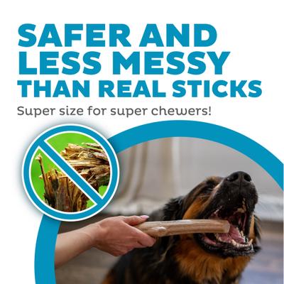 Show full view: Petstages Super Dogwood Stick Tough Dog Chew Toy, Large slide 2 of 11