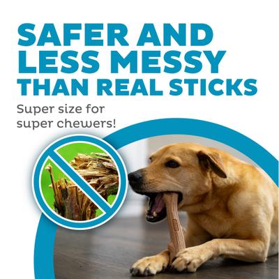 Show full view: Petstages Super Dogwood Stick Tough Dog Chew Toy, Small slide 3 of 12
