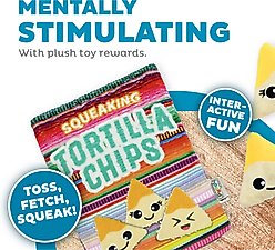 Outward Hound Snack Bag Tortilla Chips Puzzle Squeaky Dog Toy, Multicolor slide 2 of 6