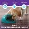 Show in main carousel: Nina Ottosson by Outward Hound Spin N' Eat Dog Food Puzzle Feeder, Green slide 2 of 10
