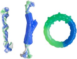 Petstages Orka Teething Small Dogs & Puppies Dental Chew Toys, 3 count