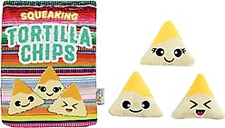 Outward Hound Snack Bag Tortilla Chips Puzzle Squeaky Dog Toy, Multicolor
