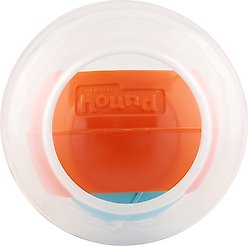 Outward Hound Dog Rumble Puzzle Ball Puzzle & Treat Maze Interactive Dog Toy, Orange