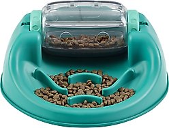 Nina Ottosson by Outward Hound Spin N' Eat Dog Food Puzzle Feeder, Green