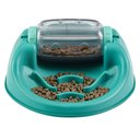 Nina Ottosson by Outward Hound Spin N' Eat Dog Food Puzzle Feeder, Green