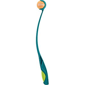 Outward Hound Launch A Ball Squeak Interactive Tennis Ball Launcher Dog Toy