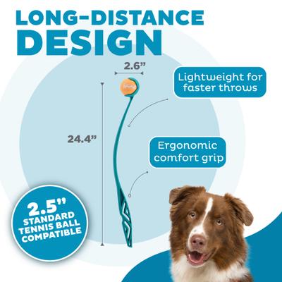 Show full view: Outward Hound Launch A Ball Tennis Dog Toy slide 4 of 9