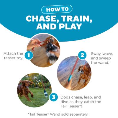 Show full view: Outward Hound Fox Tail Teaser Wand Dog Toy Replacement Lure slide 4 of 8