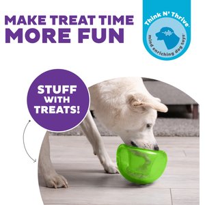 Outward Hound Orbee-Tuff Snoop Treat Dispensing Tough Dog Chew Toy, Green