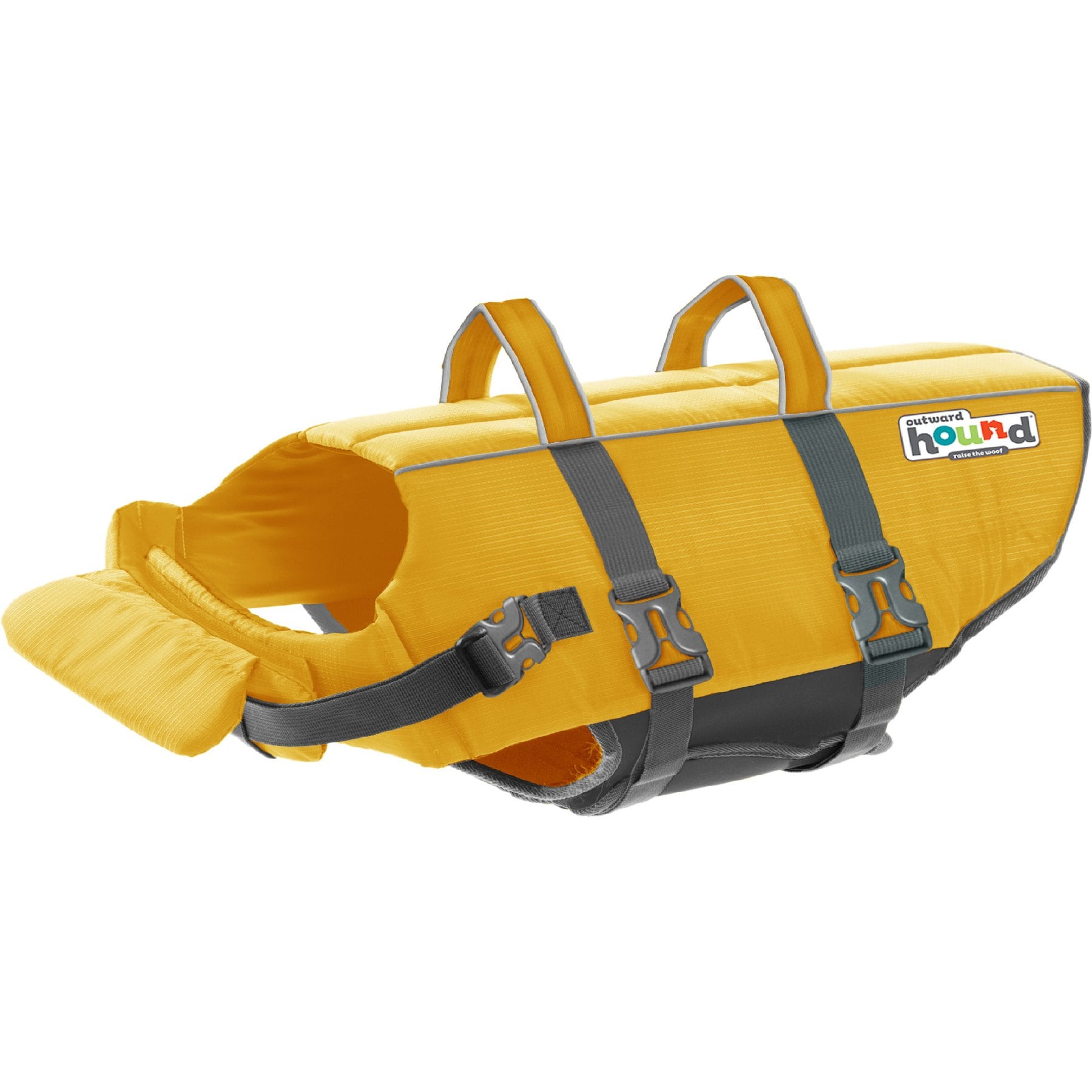 Outward Hound Granby Splash Dog Life Jacket, Yellow, Medium