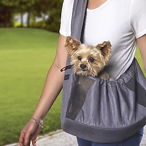 Outward Hound Puppak Dog Sling Carrier, Grey