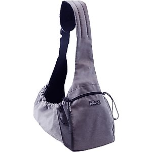 Outward Hound Puppak Dog Sling Carrier, Grey