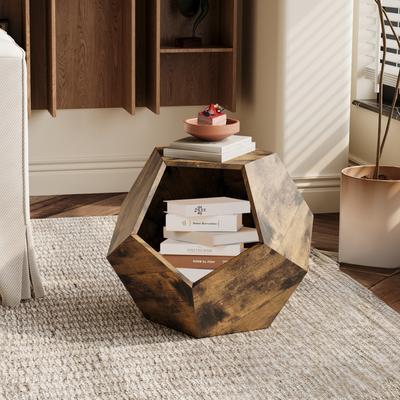 Show full view: Cesicia Modern Furniture Style Side Table Cat House, Antique Brown slide 7 of 7