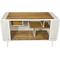 Show in main carousel: Cesicia Furniture Style Cat House with Tempered Glass, White slide 5 of 8