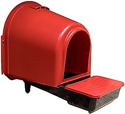 My Favorite Chicken Rollout Wall-Mounted Nest Box, Red