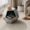 Show in main carousel: Cesicia Modern Furniture Style Side Table Cat House, Cement Grey slide 3 of 9