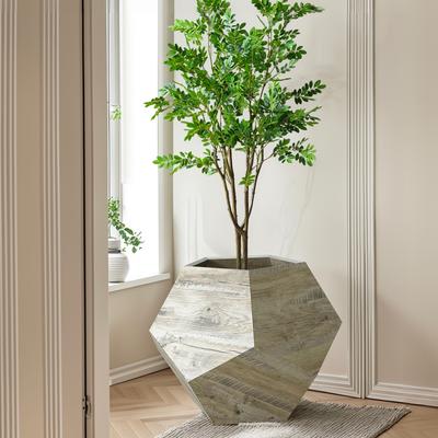 Show full view: Cesicia Modern Furniture Style Side Table Cat House, White Oak slide 8 of 8