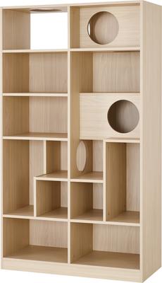 Show full view: Cesicia Furniture Style Bookcase 63-in Cat Tree, Natural slide 4 of 7