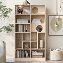 Cesicia Furniture Style Bookcase 63-in Cat Tree, Natural