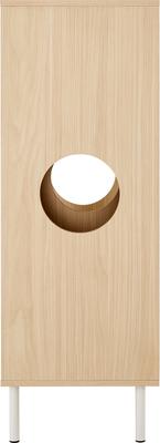 Show full view: Cesicia Furniture Style Bookcase 44-in Cat Tree, Natural/White slide 7 of 7