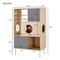 Show in main carousel: Cesicia Furniture Style Bookcase 44-in Cat Tree, Natural/White slide 6 of 7