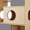 Show in main carousel: Cesicia Furniture Style Bookcase 44-in Cat Tree, Natural/White slide 4 of 7